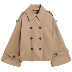 By Malene Birger Alisandra Trench Jakke, Fosil